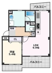 ポートステージ千里丘の物件間取画像